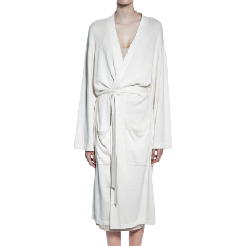 Drop shipping long bathrobe gown cashmere robe